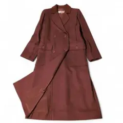 希少　クリスチャンディオール　シルク混　ウールロングコート　ヴィンテージ　レア