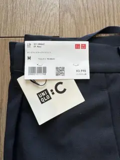 ユニクロC UNIQLO C タックワイドテーパードパンツ