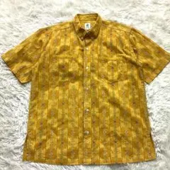 かりゆしウェア L 沖縄 正装 華やか 上品 半袖 高級 ノーアイロン