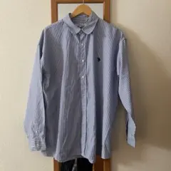 U.S. POLO ASSN.ストライプ 長袖シャツ 胸刺繍のサムネイル