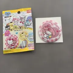サンリオ 缶バッジ風ミラー マイメロディ
