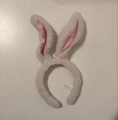 ディズニー　 ウサギ耳カチューシャ　ピンク