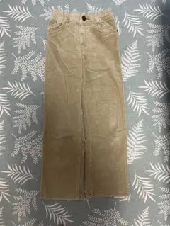 イオントップバリュー☆コーデュロイ長ズボン ベージュ 140サイズ