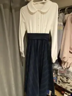 Favoriteオリジナル＊ブラウスデザインドッキングワンピースのサムネイル