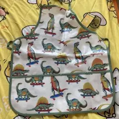 Cath Kidston キッズエプロン スケートボードディノ 恐竜