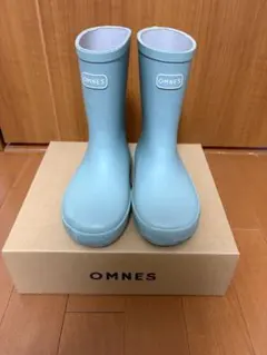 OMNES オムネス レインブーツ 長靴 19cm モスグリーンのサムネイル
