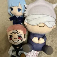 劇場版呪術廻戦0 五条悟 でっかいぽふっとぬいぐるみ　両面宿儺　三輪霞