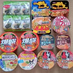 カップ麺12個　韓国海苔　まとめ売り