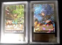 遊戯王 灼熱の人霊使いヒータと崔嵬の地霊使いアウス PSA - メルカリ