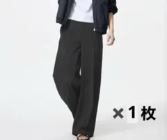 UNIQLO 感動ワイドパンツ ブラック Mサイズ