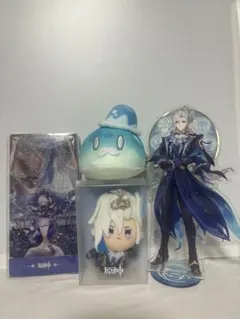 ヌヴィレット 原神 アクリルスタンド ぬいぐるみ おまけ付き