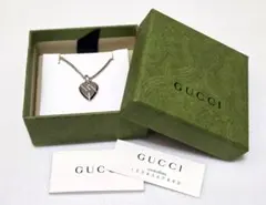 超美品】GUCCI ノットハート ネックレス 男女兼用 SV925 2ミリ - メルカリ