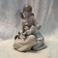 極美品】リヤドロ LLADRO 私のパピィたち 6419 置物 少女と犬 - メルカリ