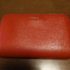 フルラ二つ折り財布赤のサムネイル