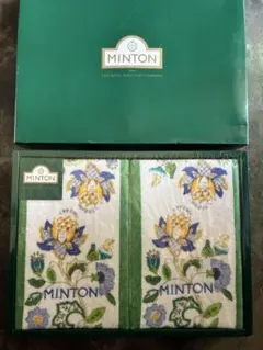ミントン Minton フラワー柄 ウォッシュタオル 華やか 2枚セット