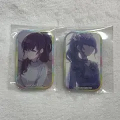 プロセカ 朝比奈まふゆ スクエア缶バッジ 2個 vol.7 ペイルカラー