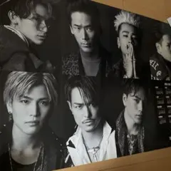 美品　三代目 J Soul Brothers ポスター