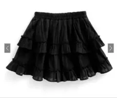 GRL インパン裏地付きフリルティアードミニスカート