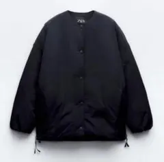 ZARAウォーターレペレントキルティングコートM