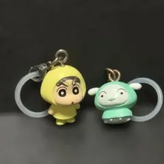 クレヨンしんちゃん　パステルカラー　めじるしアクセサリー カプセルトイ シロ