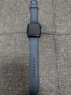 Apple Watch se 44m本体 ブラック シリコンバンド
