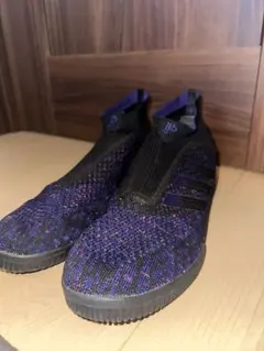 アディダス スリッポンスニーカー 紫黒