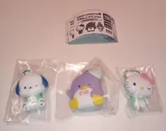 サンリオ ぺたんこマスコット新品、未使用3個セット！