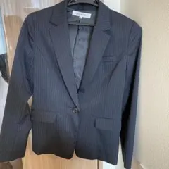 ナチュラルビューティーベーシック　ネイビーストライプスーツセット