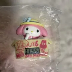 レア】サンリオ購入マイメロディ マイメロ形マグネット付き時計