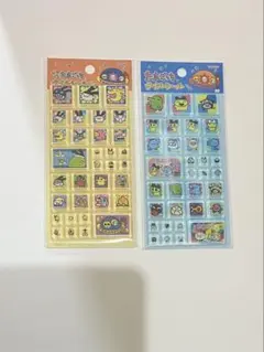 【2種セット】たまごっち タイルシール ブロックシール まめっち みみっち