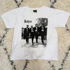 ビートルズ THE BEATLES プリント Tシャツ白 BQOADWAXY Mのサムネイル