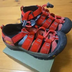 KEEN キッズ用レッドサンダルNEWPORT H2　19.5センチ