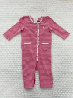 ラルフローレン ボーダー ロンパース 9M