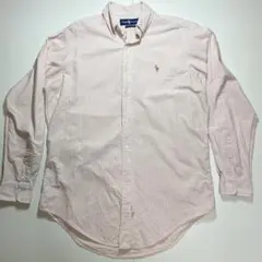 Ralph Laurenラルフローレン　ポロシャツ　15-33　長袖　ストライプ