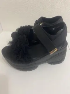 NICE CLAUP ナイスクラップ チュールフリルサンダルサンダルのサムネイル