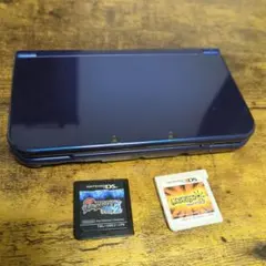 Newニンテンドー3DSLLメタリックブルーポケバンク、ブラック2、ウルトラサン