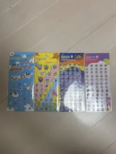 たまごっち プチプチ シール 4点セット　ぷっくりシール　シール帳