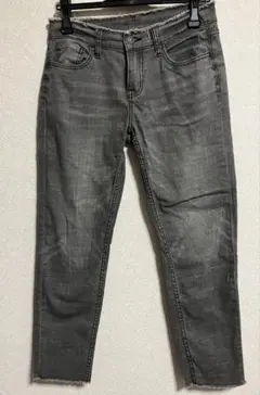 ⭐︎ブラックフライデーセール⭐︎ グレー デニムパンツ 9号 MG-004