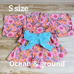 花柄　浴衣　セット Sサイズ