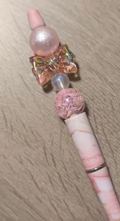 カスタムボールペン リボンピンク②