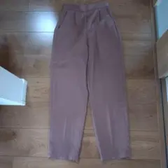 ベージュ ポリエステルパンツ Mサイズ
