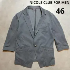 NICOLE CLUB FOR MEN　カットソージャケット　お兄系　46