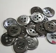 貝釦 4つ穴 12.5mm 12個