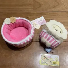 新品。すみっコぐらし　たぴおか　ポップコーンバケット　てのりぬいぐるみ