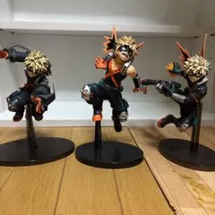 僕のヒーローアカデミア　ヒロアカ　爆豪勝己　フィギュア　3体セット　まとめ売り