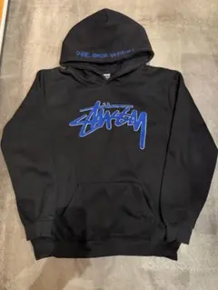 Stussy ＆ ChampionブラックパーカーXL（良い感じの古着感）