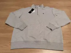 POLO　メンズ　ハーフジップ　トレーナー　XL　LL　グレー　新品