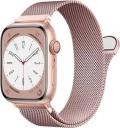 コンパチブル Apple Watch バンド 49mm マグネット 無段階調節