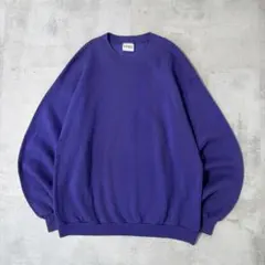 90s USA製　SUNBELT　ブランク スウェット　無地　フェードパープル