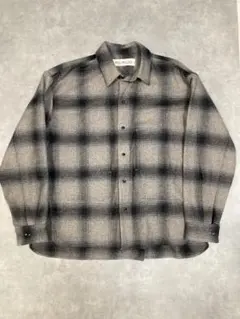 POLYPLOID ウールシャツジャケット シャドーチェック 24AW